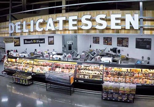 supermarket display