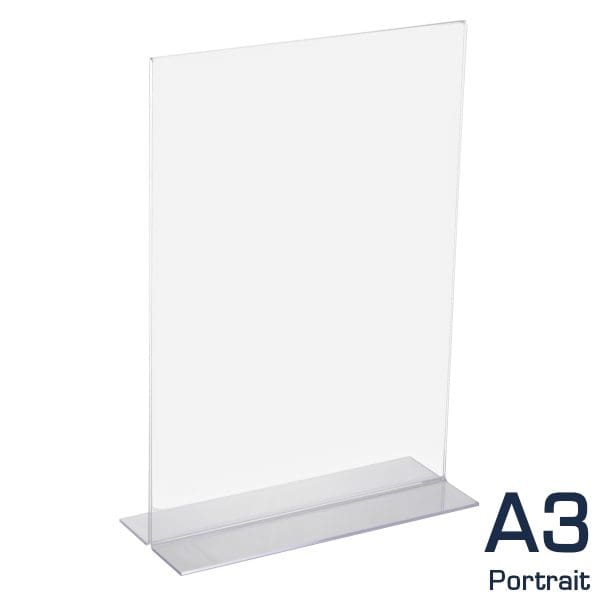 A3 Portrait Double-Sided Card Holder