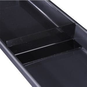 ABS Tray Divider Black - 210x50mm