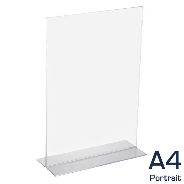 A4 Portrait Double-Sided Card Holder
