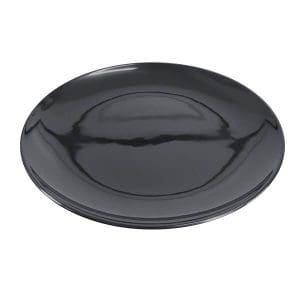 Melamine Round Platter Black - 305mm