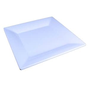 Melamine Square Corner Platter White - 300x300mm