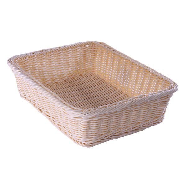 Poly Wicker Basket Small