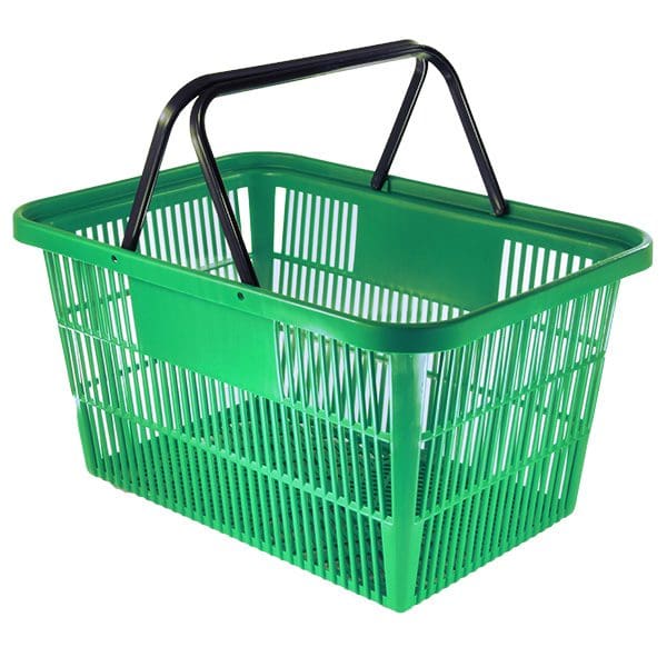 Shopping Basket Large Green 1