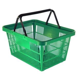 Shopping Basket Standard Green 1