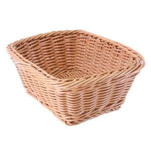 Small Poly Wicker Basket (Natural)