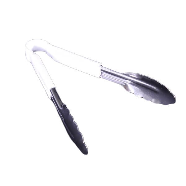 Stainless Steel Tongs 230mm (White)