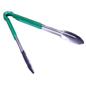Stainless Steel Tongs 300mm (Green)