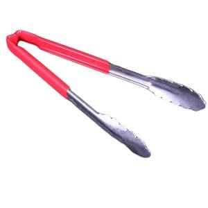 Stainless Steel Tongs 305mm (Red)
