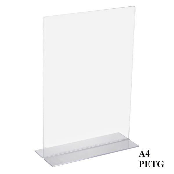 A4 Double-Sided Card Holder PETG