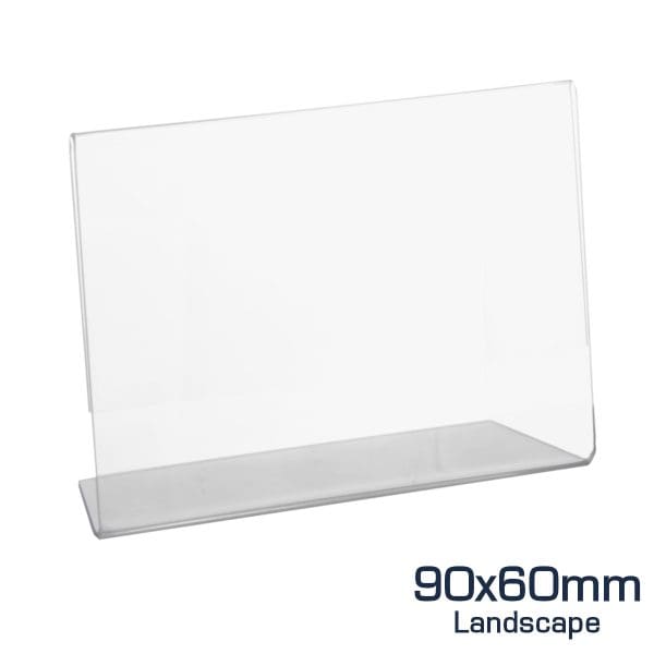90x60mm Landscape Single Sided Card Holder