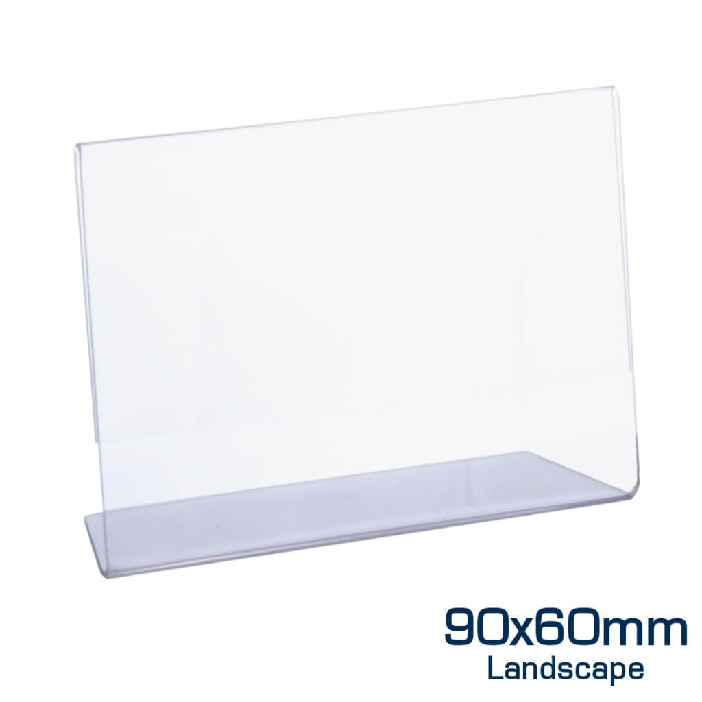 90x60mm Landscape Single Sided Card Holder 1 single-sided-card-holder-90-60-landscape