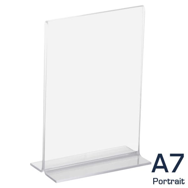 A7 Portrait Double-Sided Card Holder (Premium)