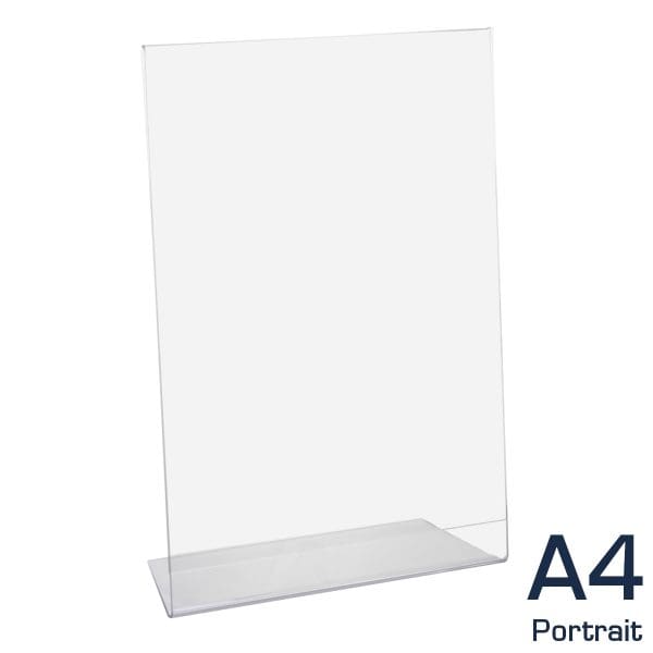 A4 Portrait Single-Sided Card Holder