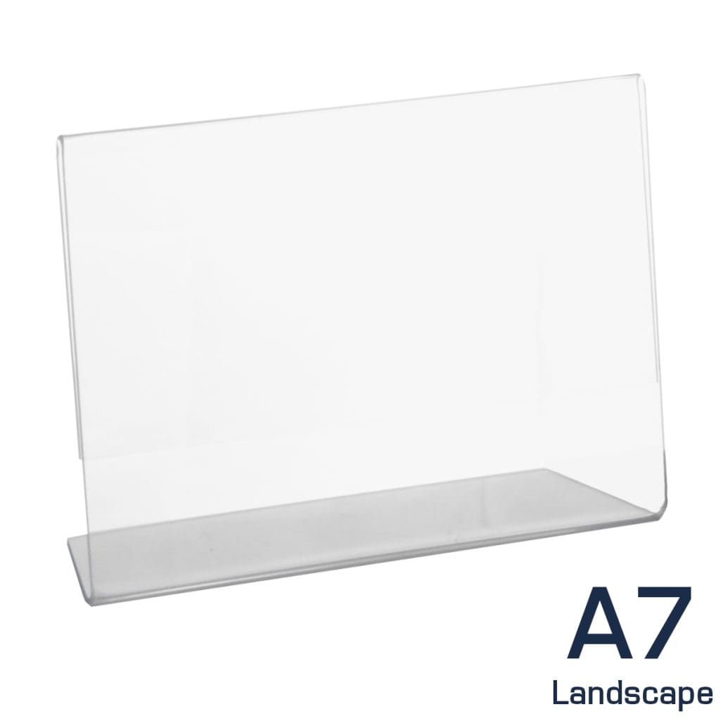A7 Landscape Single-Sided Card Holder 1 ASSL0 single sided card holder a7 landscape 1