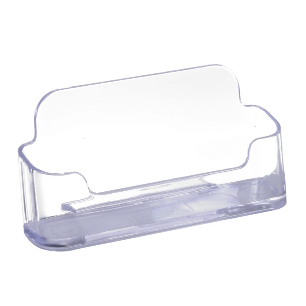 Business Card Holder 1 Transparent Sturdy Business Card Holder