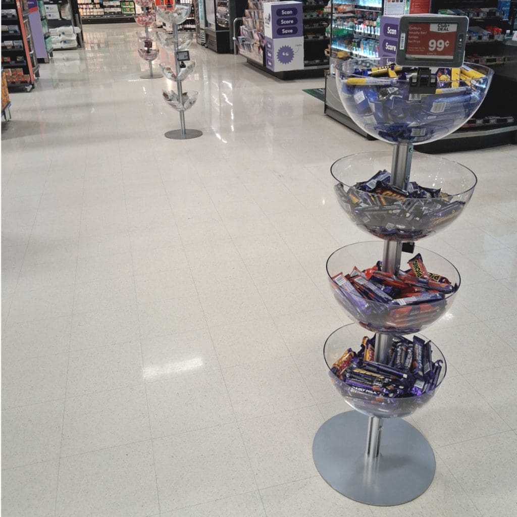 Fish Bowl Display Stand 4-Tier 1 ZZFBSTAND4 IS 1