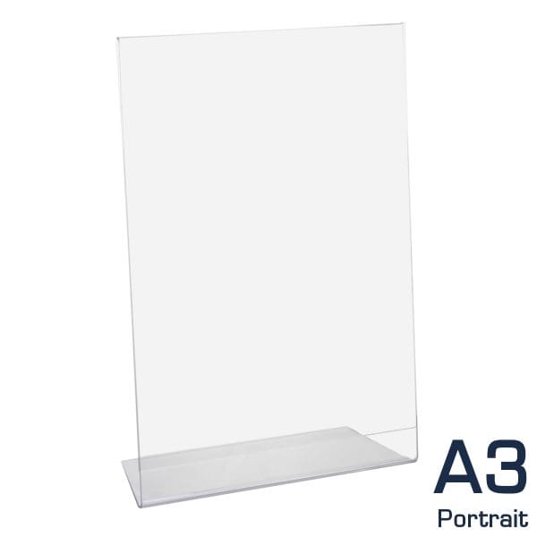 A3 Portrait Single-Sided Card Holder (Premium)