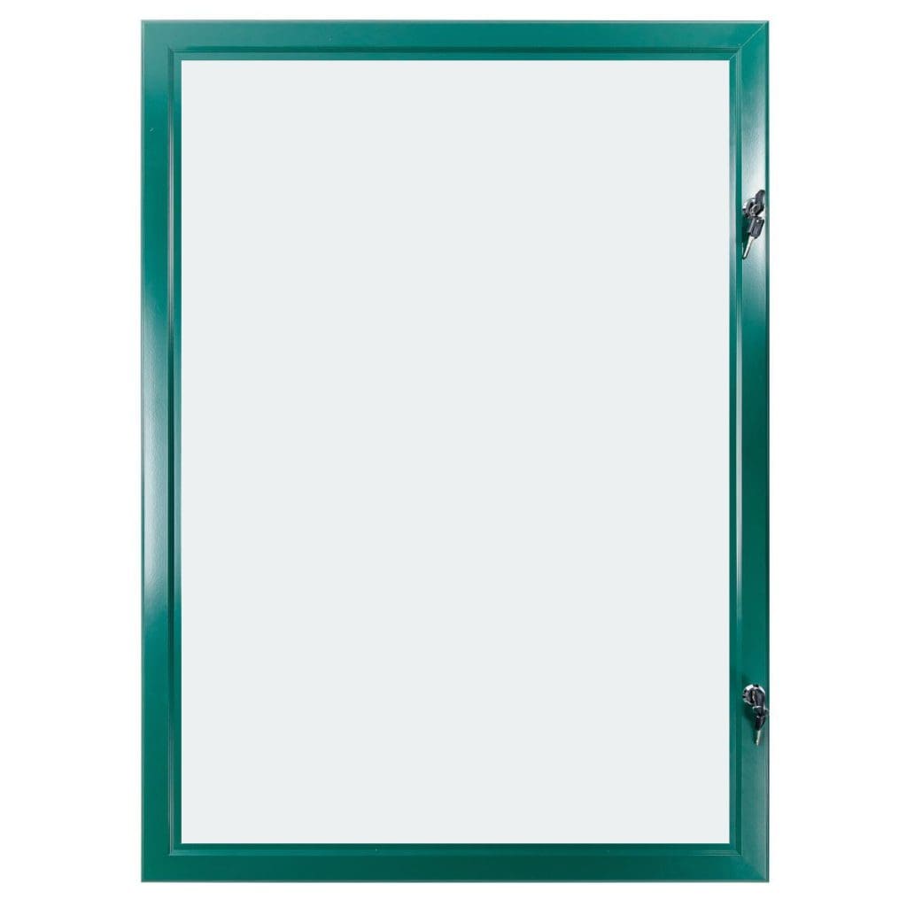 A4-A0 Snap Frame Tamper Proof/Weather Resistant Green 1 outdoor-poster-frame-a0-green