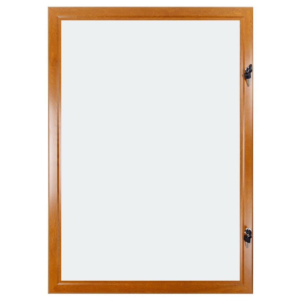 A4-A0 Snap Frame Tamper Proof/Weather Resistant Oak 1 outdoor-poster-frame-a0-oak
