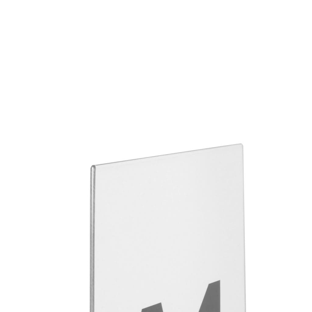 PETG Flat Ticket Holder A4 Mills Display