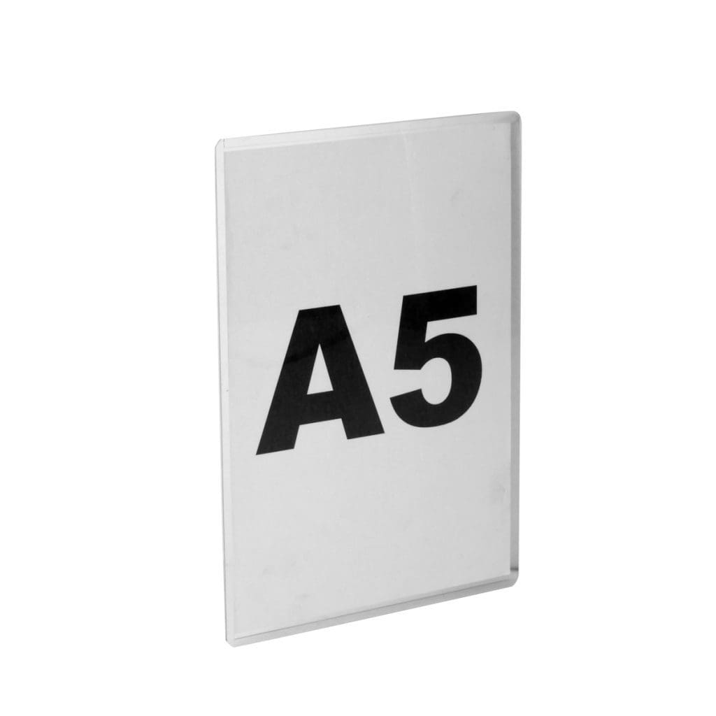 Rigid Menu Hold Pocket A5 1 swpra5 a5 rigid menu hold pocket