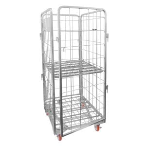 Why shopping trolleys are a retail store essential. 19 cage trolley 4 sided 1
