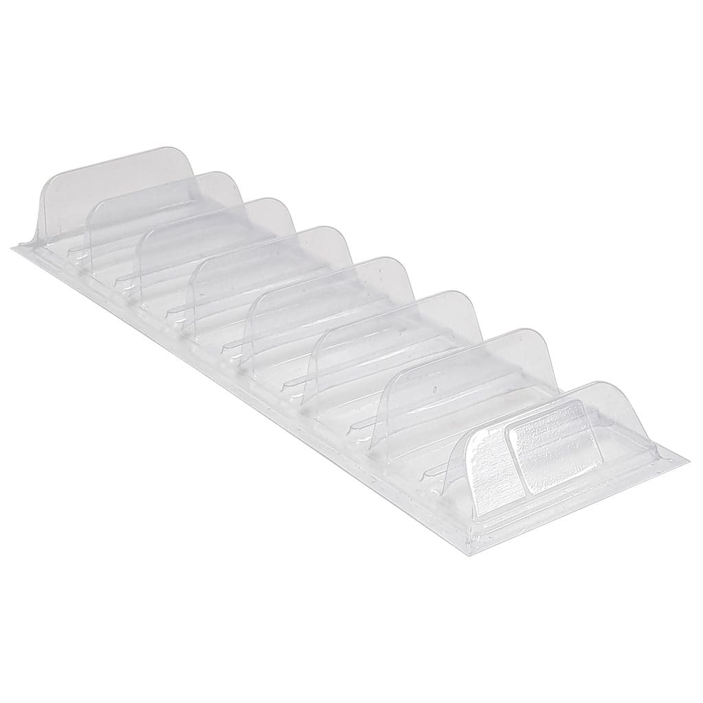 FDPDP3CR ready meal tray 1 row 7x40mm clear